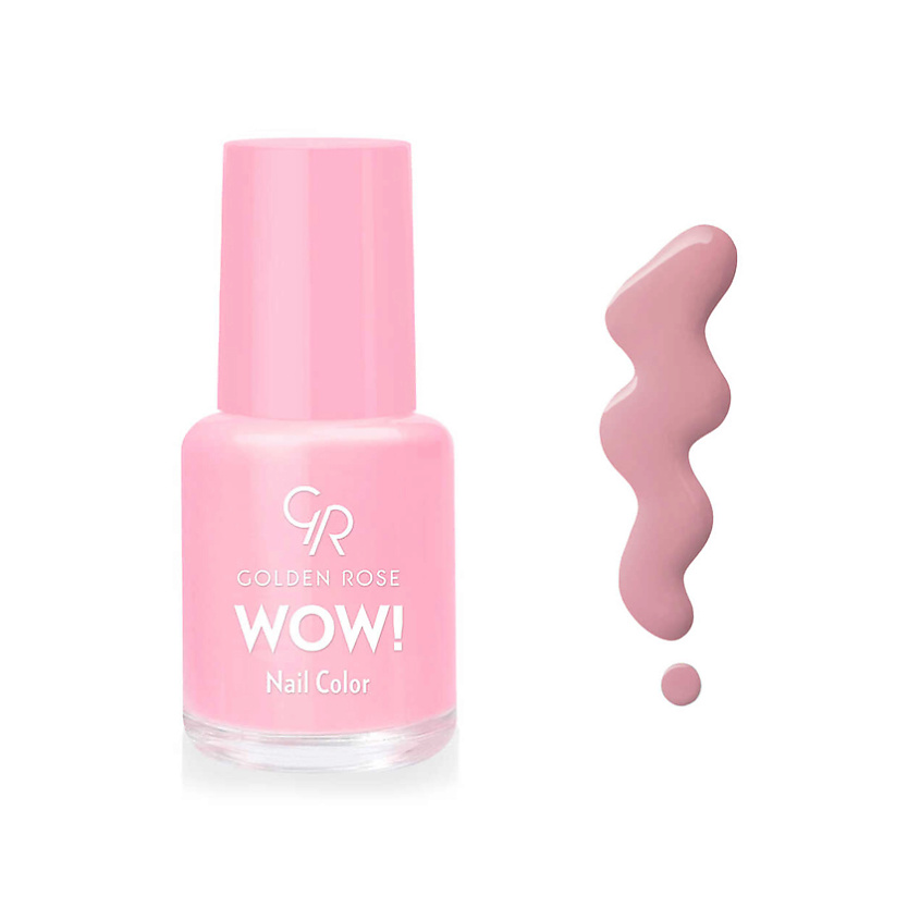 Изображение товара Golden Rose WOW! №17 прозрачный лак для ногтей, укрепление и глянцевое покрытие