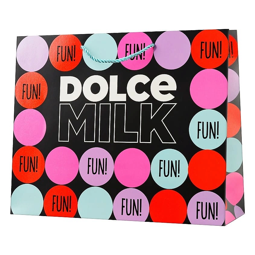 Изображение товара Подарочный пакет DOLCE MILK 25 розово-голубой 32x26x10 см