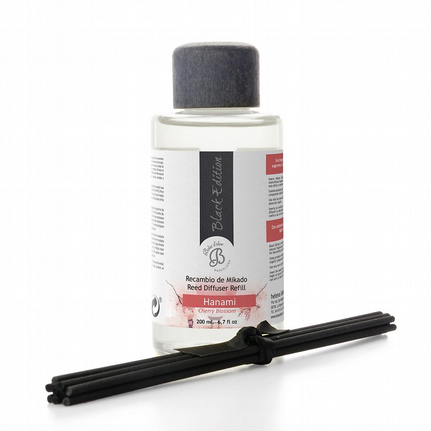 Изображение товара BOLES D'OLOR Сменный блок с палочками Весенняя сакура Edition Hanami (Black Edition), 200 мл