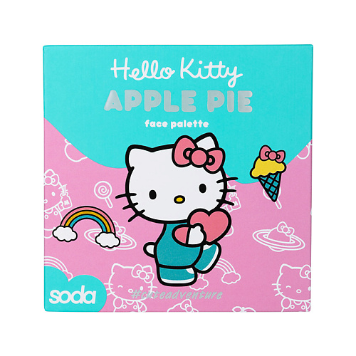 

SODA Палетка для лица APPLE PIE #cuteadventure, Палетка для лица APPLE PIE #cuteadventure