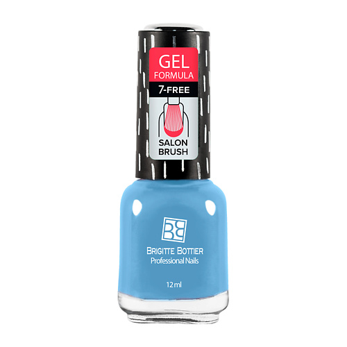 

BRIGITTE BOTTIER Лак для ногтей GEL FORMULA тон 19 нежно-голубой, Лак для ногтей GEL FORMULA тон 19 нежно-голубой