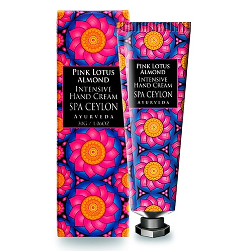 SPA CEYLON Интенсивный крем для рук РОЗОВЫЙ ЛОТОС И МИНДАЛЬ 30.0