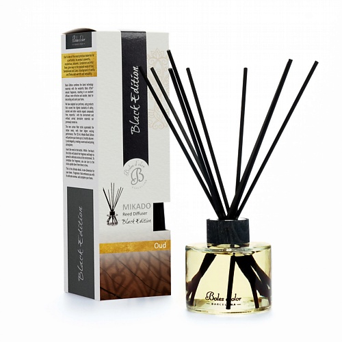 Аромадиффузор BOLES DOLOR Диффузор с палочками Уд Oud (Black Edition) 125.0