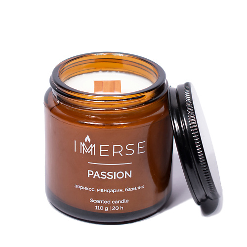 

IMMERSE Ароматическая свеча PASSION 110, Ароматическая свеча PASSION