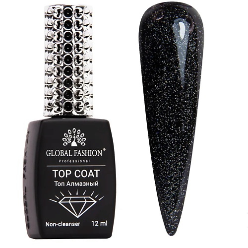 

GLOBAL FASHION Топ с глиттером Galaxy Top Coat 01, Топ с глиттером Galaxy Top Coat 01