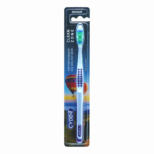 

CVDENT Зубная щетка CVDent Clean Zone Medium, Зубная щетка CVDent Clean Zone Medium