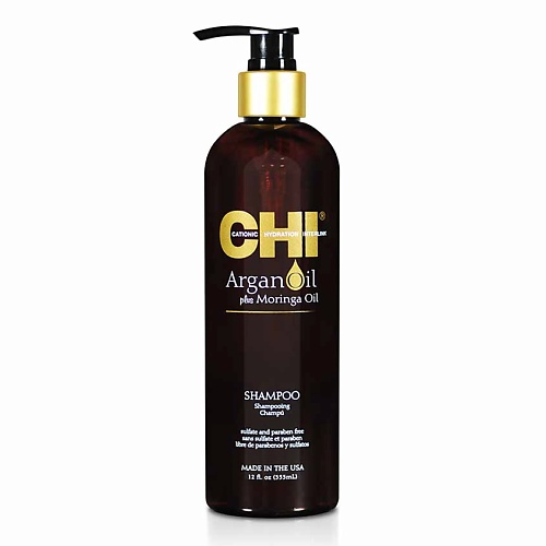

CHI Шампунь с маслами арганы и моринги Argan Oil Shampoo 355, Шампунь с маслами арганы и моринги Argan Oil Shampoo