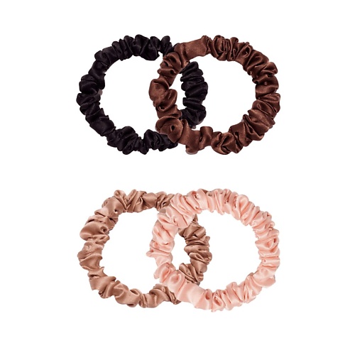 

SELIQUE Набор шёлковых резинок Basic «Coffee & Marshmallows», Набор шёлковых резинок Basic «Coffee & Marshmallows»