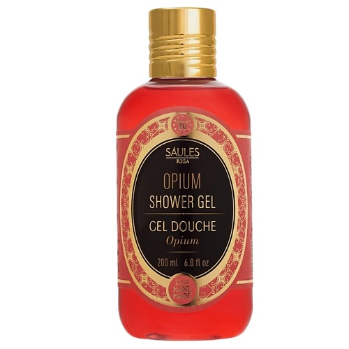 

SAULES FABRIKA Гель для душа с ароматом парфюма Opium 200.0, Гель для душа с ароматом парфюма Opium