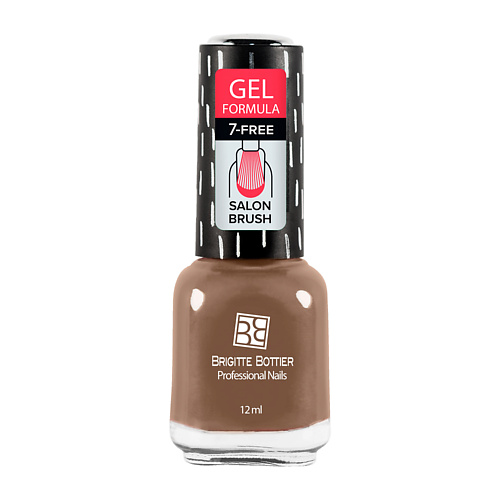 BRIGITTE BOTTIER Лак для ногтей GEL FORMULA тон 01 прозрачный 320₽