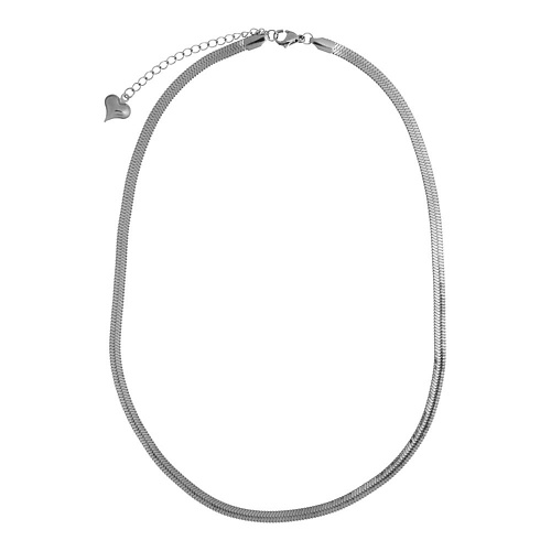 

UVI JEWELLERY Серебристая цепь плетения Снейк, Серебристая цепь плетения Снейк