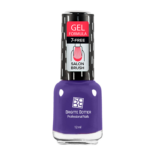 Лак для ногтей BRIGITTE BOTTIER Лак для ногтей GEL FORMULA тон 70 фиолетовый