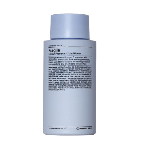 J BEVERLY HILLS Кондиционер для окрашенных и поврежденных волос Fragile Conditioner 3400 5040₽