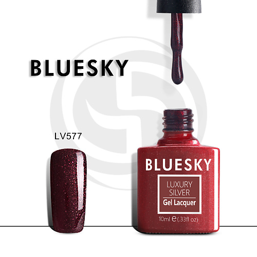 

BLUESKY Гель-лак Luxury Silver LV567, Гель-лак Luxury Silver LV567