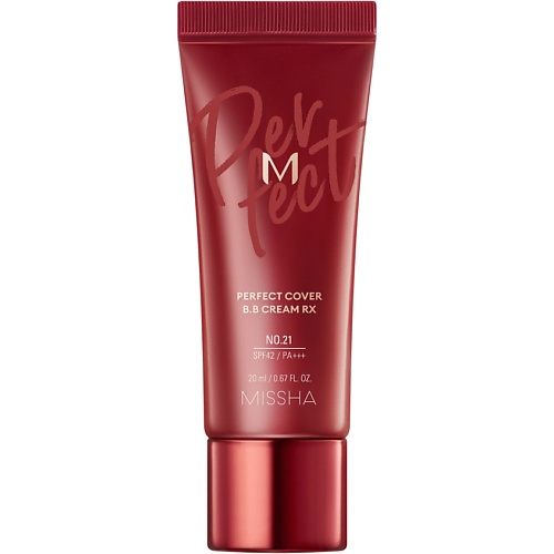 Уход за кожей лица MISSHA Тональный BB крем М Perfect Cover RХ Естественное покрытие SPF42/PA+++