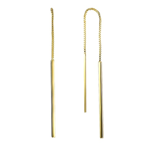 

UVI JEWELLERY Серебристые серьги протяжки, Серебристые серьги протяжки