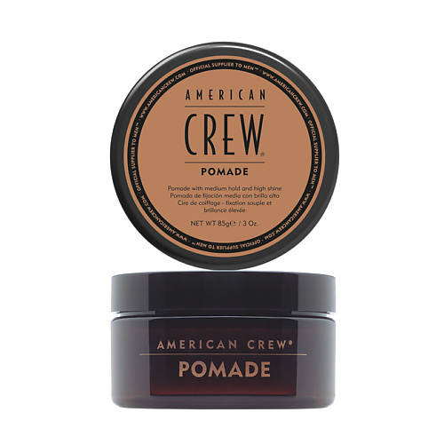 

AMERICAN CREW Помада для укладки волос средняя фиксация и средний уровень блеска Pomade, Помада для укладки волос средняя фиксация и средний уровень блеска Pomade