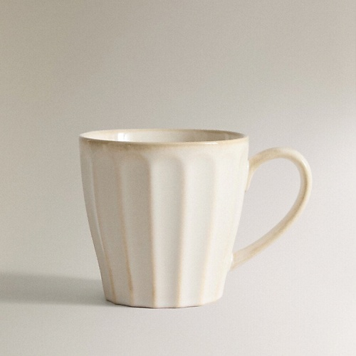 

ZARA HOME Керамическая кружка с рельефным рисунком, Керамическая кружка с рельефным рисунком