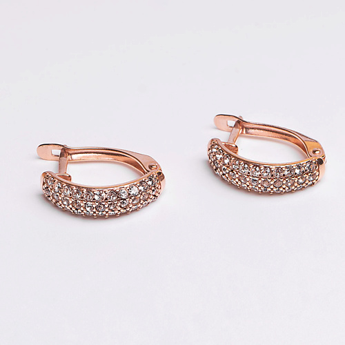 

SHINE & BEAUTY Серьги покрытые золотом с ювелирным стеклом PRECIOSA, Серьги покрытые золотом с ювелирным стеклом PRECIOSA