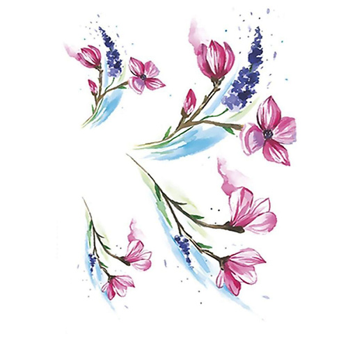 Наклейки для тела ПОЛИСФЕРА Временная переводная татуировка Tattoo PS&KG-023