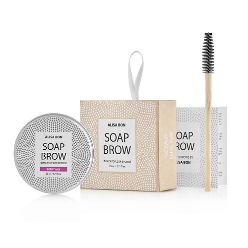 

ALISA BON Мыло для фиксации бровей «Brow soap» Ягодный Микс, Мыло для фиксации бровей «Brow soap» Ягодный Микс