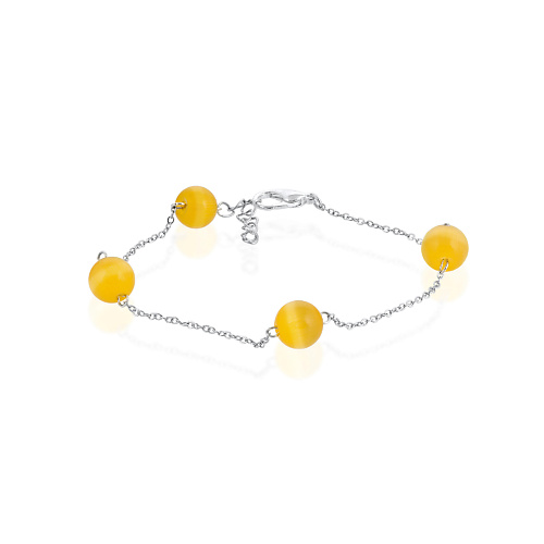 

KOSHIKA Браслет Оксфорд с кошачим глазом, Браслет Оксфорд с кошачим глазом