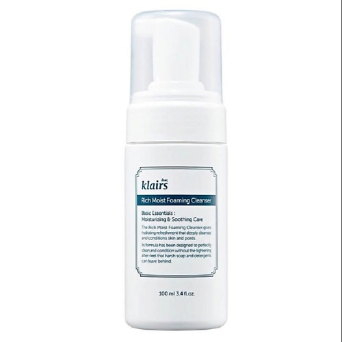 DEAR, KLAIRS Пенка для умывания Rich Moist Foaming Cleanser 100.0