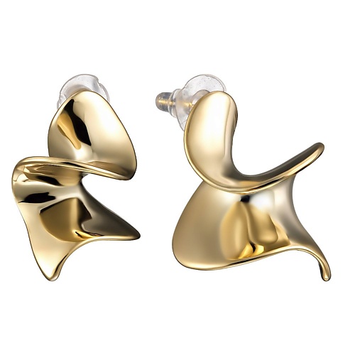 

UVI JEWELLERY Золотистые серьги спирали, Золотистые серьги спирали