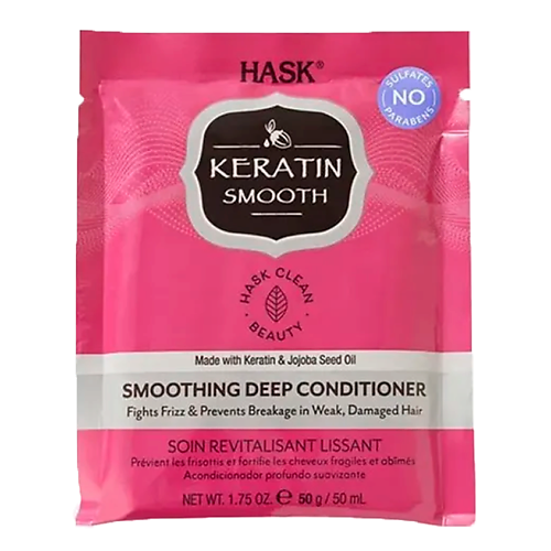 

HASK Keratin Protein Smoothing Deep Conditioner Sachet-интенсивный кондиционер для гладкости волосам, Keratin Protein Smoothing Deep Conditioner Sachet-интенсивный кондиционер для гладкости волосам