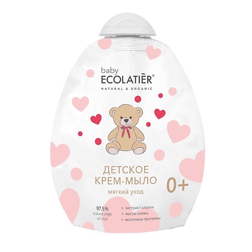 

ECOLATIER Детское крем-мыло "Мягкий уход" 0+ 250.0, Детское крем-мыло "Мягкий уход" 0+