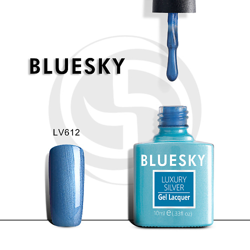 

BLUESKY Гель-лак Luxury Silver LV610, Гель-лак Luxury Silver LV610