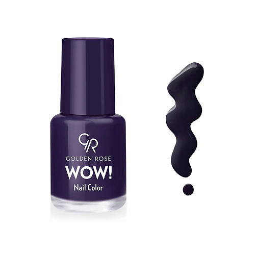 GOLDEN ROSE Лак для ногтей WOW! Nail Color Clear 6