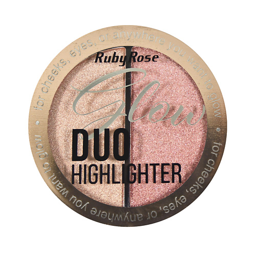 

RUBY ROSE Хайлайтер двойной Duo Highlighter, Хайлайтер двойной Duo Highlighter
