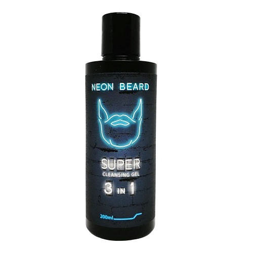 

NEON BEARD Супер-очищающий гель для лица и бороды BLUE NEON - Голубая Ромашка и Лаванда 200.0, Супер-очищающий гель для лица и бороды BLUE NEON - Голубая Ромашка и Лаванда