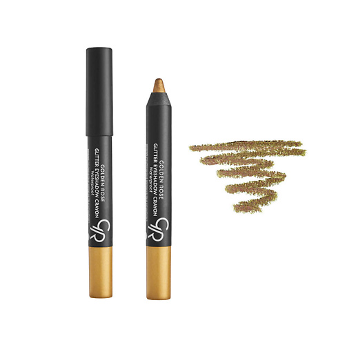 

GOLDEN ROSE Тени-карандаш GLITTER EYESHADOW CRAYON WATERPROOF, Тени-карандаш GLITTER EYESHADOW CRAYON WATERPROOF