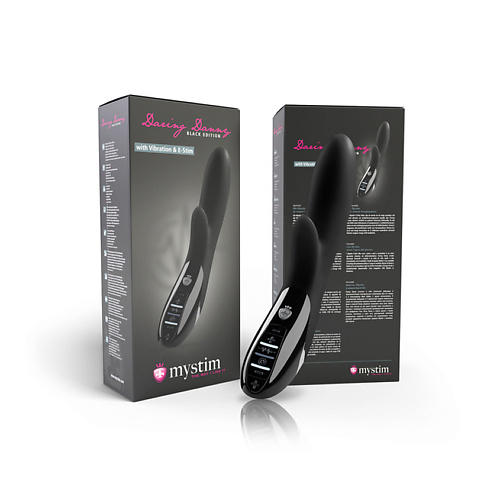 MYSTIM Вибромассажер с электростимуляцией Daring Danny  Black Edition