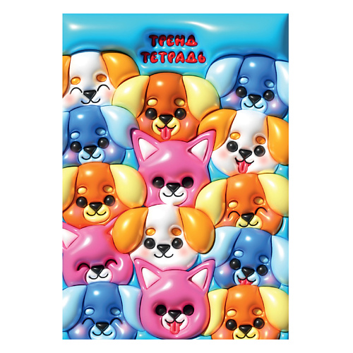 MYART Блокнот в клетку Собачки, мягкая обложка