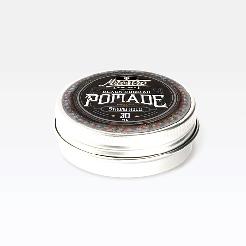 

GREAT MAESTRO BARBERS COMPANY Тонирующая помада на водной основе Black Russian Pomade 30.0, Тонирующая помада на водной основе Black Russian Pomade