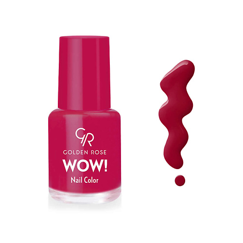 GOLDEN ROSE Лак для ногтей WOW! Nail Color Clear 6
