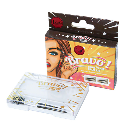 

J. CAT BEAUTY Воск для укладки бровей BRAVO!, Воск для укладки бровей BRAVO!