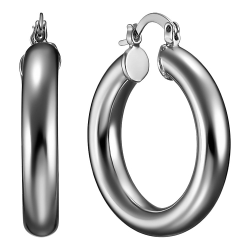 

UVI JEWELLERY Серебристые дутые серьги конго, Серебристые дутые серьги конго