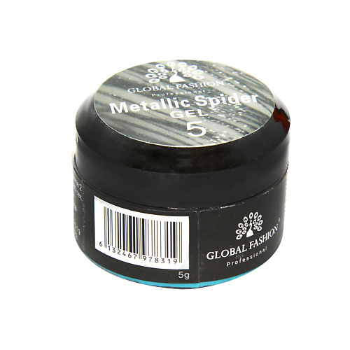 

GLOBAL FASHION GEL паутинка Global металлик N 01, GEL паутинка Global металлик N 01