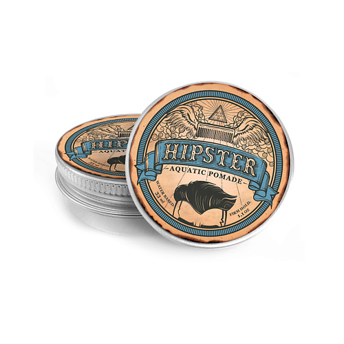 

HIPSTER Aquatic Pomade Помада для укладки волос со средней фиксацией и естественным блеском 33.0, Aquatic Pomade Помада для укладки волос со средней фиксацией и естественным блеском