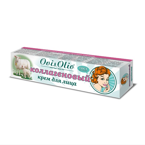 

OVISOLIO Коллагеновый крем для лица Овечье Масло 44, Коллагеновый крем для лица Овечье Масло
