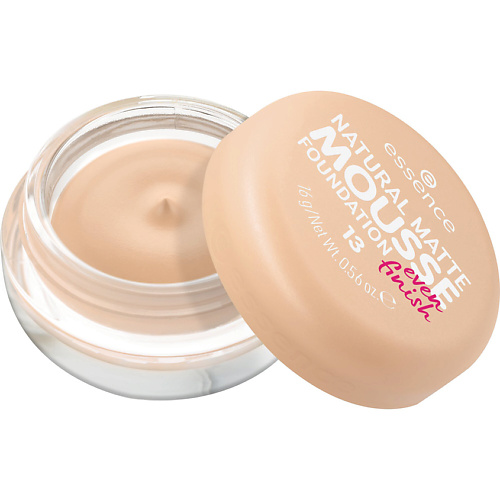 

ESSENCE Тональная основа мусс Natural Matte Mousse Foundation, Тональная основа мусс Natural Matte Mousse Foundation