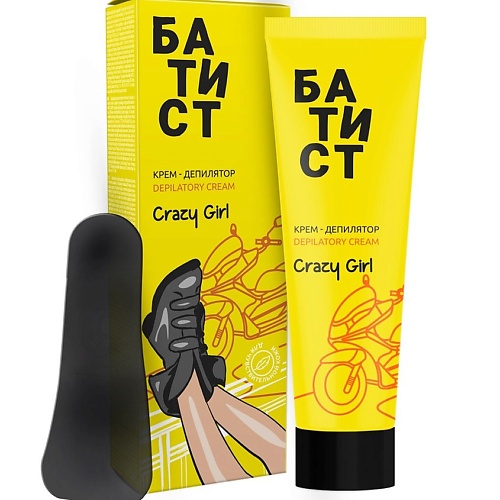 

БАТИСТ Крем депилятор «Crazy girl» 100.0, Крем депилятор «Crazy girl»