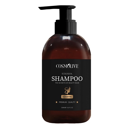 

COSMOLIVE Шампунь для роста и укрепления волос Keratin 500, Шампунь для роста и укрепления волос Keratin