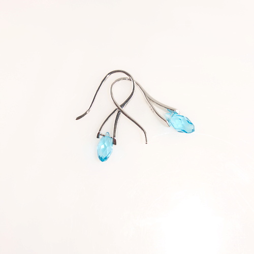 

22 КАРАТА Серьги The Blue drops, Серьги The Blue drops