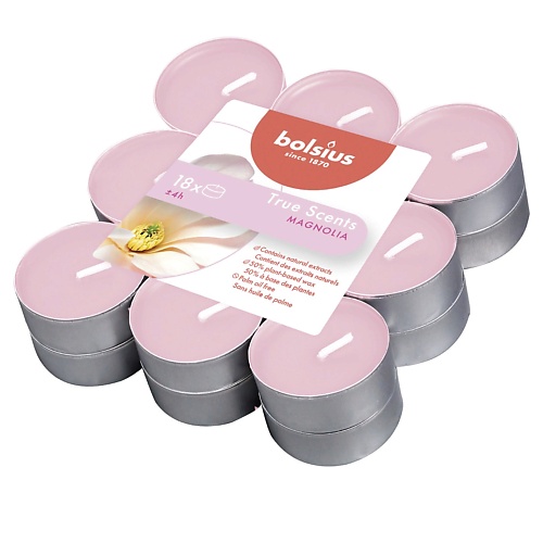 

BOLSIUS Свечи чайные арома Bolsius True scents магнолия, Свечи чайные арома Bolsius True scents магнолия