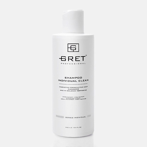 

GRET Professional Шампунь для волос Individual Clean 250.0, Professional Шампунь для волос Individual Clean